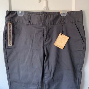 Hybrid & Company Women’s Tapered Stretch Trouser, Sz11 - Grey NWT